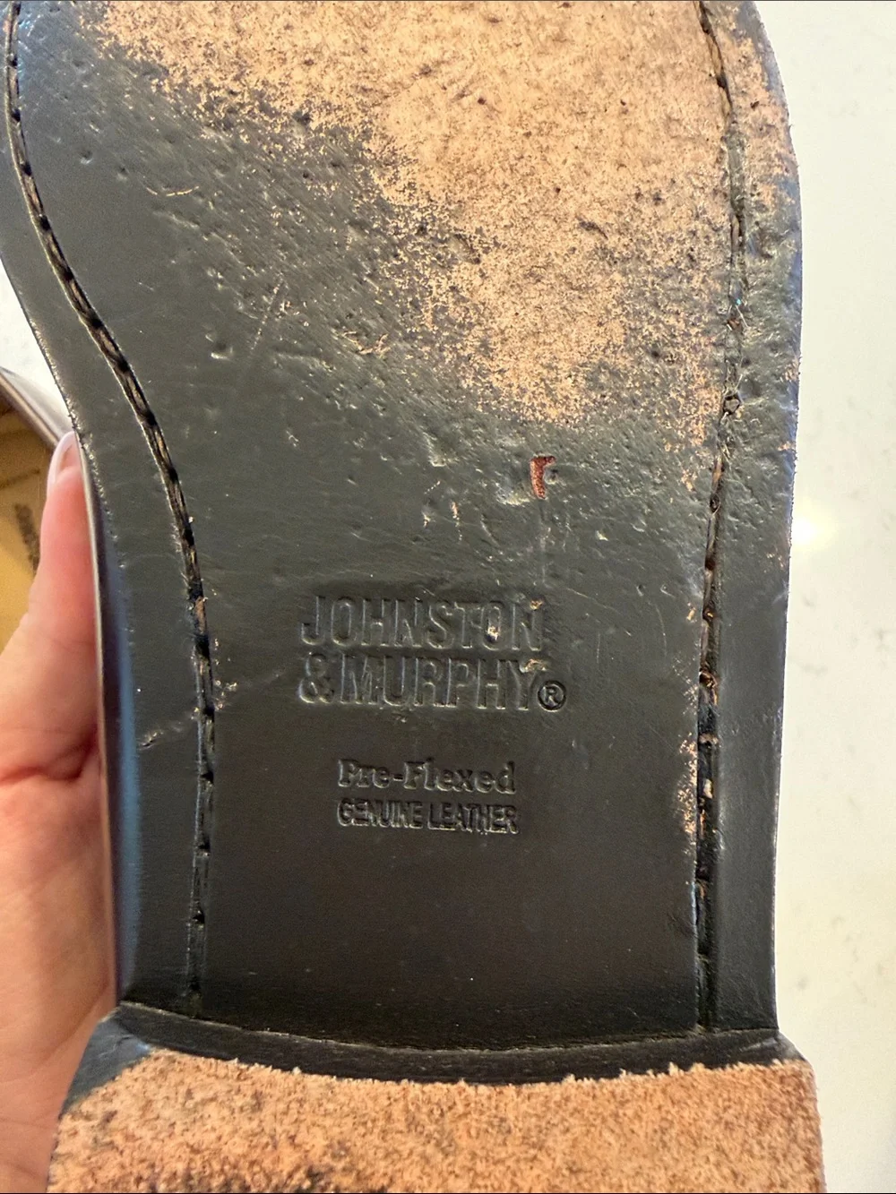Johnston & Murphy Dark Brown Leather Tassel Loafers